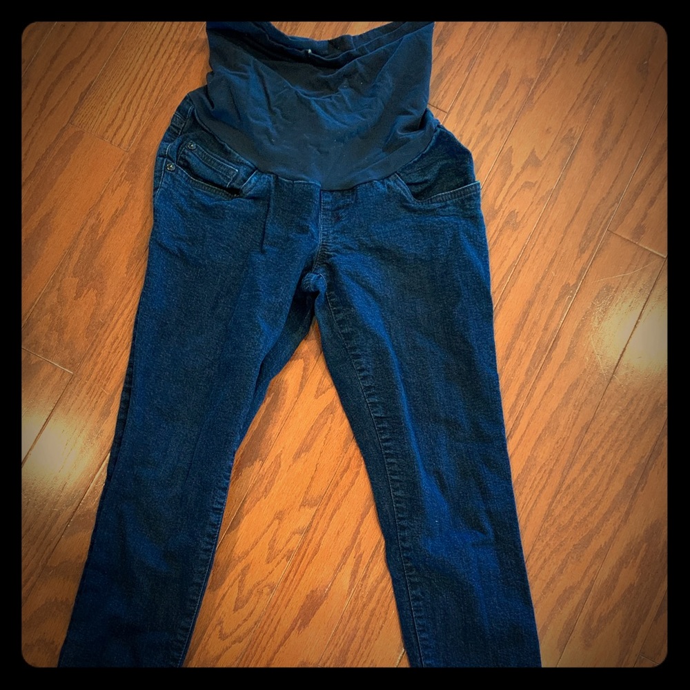Size 2 petite maternity skinny jeans